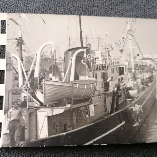 Ship "Evridiki" used, 3 photos from Genoa 1960
