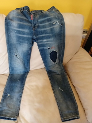 Dsquared2 jeans used, size 48, blue