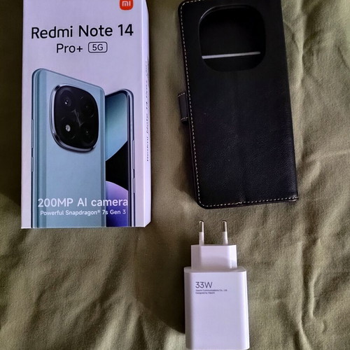 Xiaomi Redmi Note 14 Pro+ 5G smartphone 256GB, black