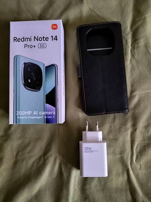 Xiaomi Redmi Note 14 Pro+ 5G smartphone 256GB, black