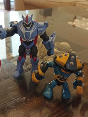 Gormiti figures set used, Helios, Gredd, Ultra Typhon, Zefyr