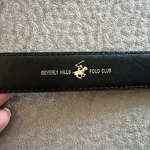 Beverly Hills Polo Club women's black belt size Medium, new