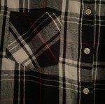 Checked shirt used, size 38