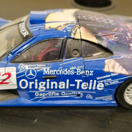 Mercedes CLK GTR 1:18 used metal Maisto miniature