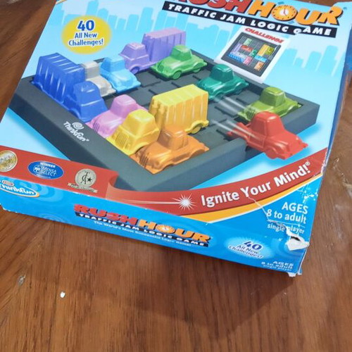 Rush Hour Board Game by ThinkFun like new