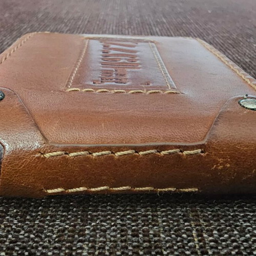 Camel Active men's leather wallet, brown, Team Spirit 1977