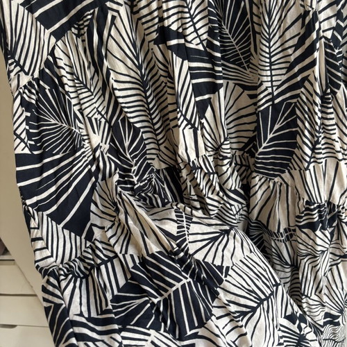 Oho dress with ruffles BSB new with tag, black and beige