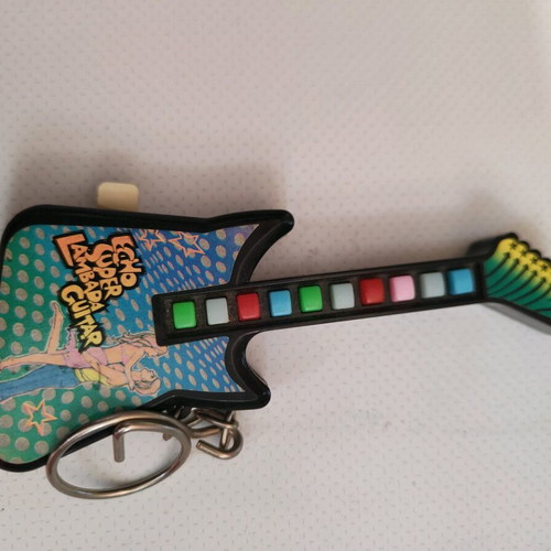 Vintage guitar keychain 1990 unused