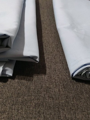 Blue undershirt fabric new, two pieces