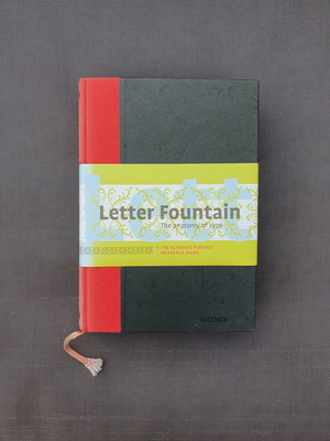Βιβλίο αναφοράς τυπογραφίας Letter Fountain από Joep Pohlen, Taschen