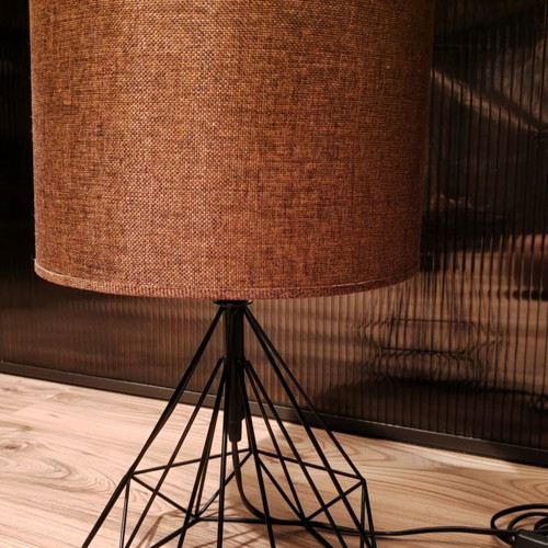 Table-Ceiling Lamp used, 2 in 1, metal diamond design