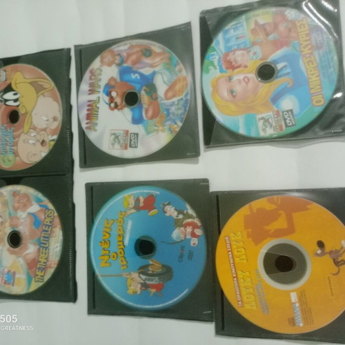 Children's DVDs used, set of 26