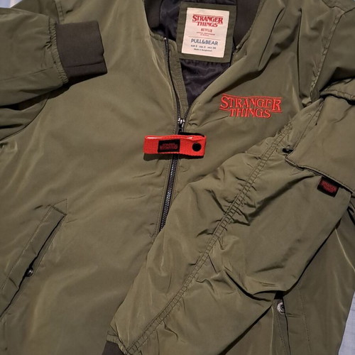 Flight bomber jacket Stranger Things Pull & Bear new, size S, khaki