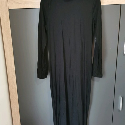 Μαύρο στενό μακρύ φόρεμα ζιβάγκο bodycon Celestino σαν καινούργιο, νούμερο XL