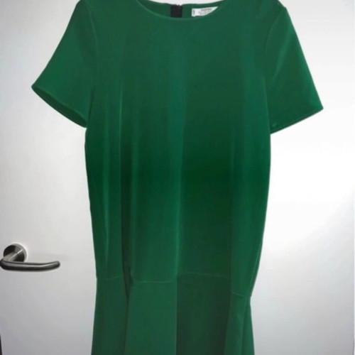 Mango dark green dress like new
