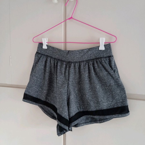 Running shorts like new, gray, sizes S/M