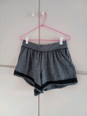 Running shorts like new, gray, sizes S/M