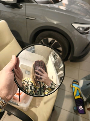 Car mirror like new, easy to install