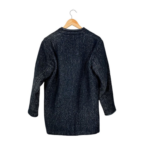 Iro coat used with wool and alpaca, size 36, black