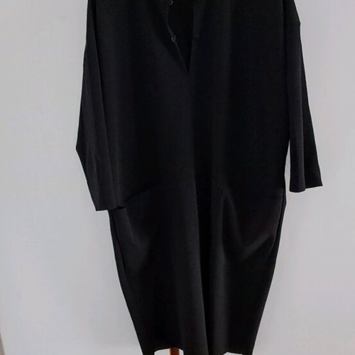 Zara Dress medium black with trouser sleeves and pockets used