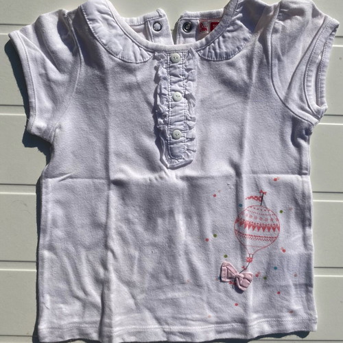Baby short-sleeve shirts pack of 7 like new, 12-18 months