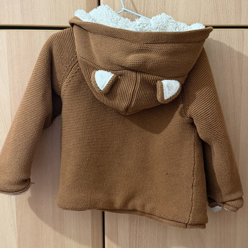 Unisex Jacket 23M 81cm with warm lining, wool exterior like new