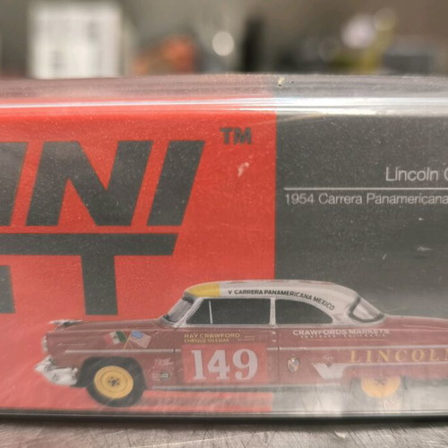 Mini GT 1:64 Lincoln Capri #149 1954 Carrera Panamericana Class Winner toy car new
