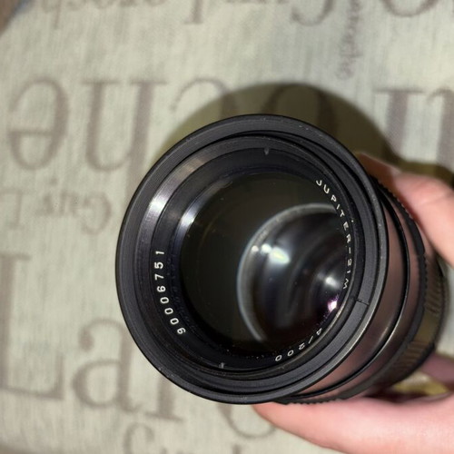 Jupiter-21M 200mm f/4 telephoto lens like new for Zenit M42