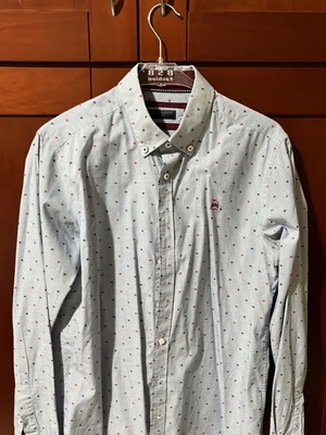 Beneto Maretti Milano shirt used, size Large, multicolored