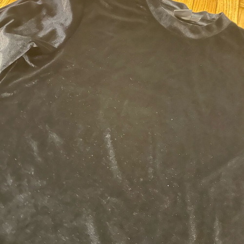 Men's velvet blouse ASOS black size L like new