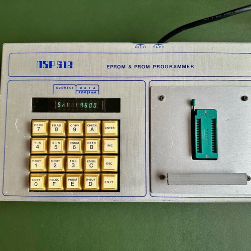 NSP 512 EPROM & PROM programmer used, Greek made by RELEC