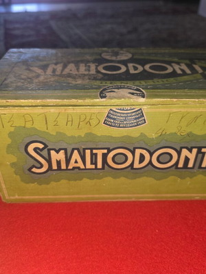 Smaltdont προπολεμικό ξύλινο κουτί