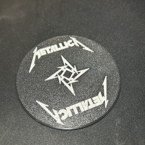 Metallica coasters set of 3 new