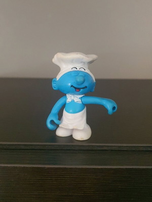 Cook Smurf used PVC figure 2008 from Smurfs