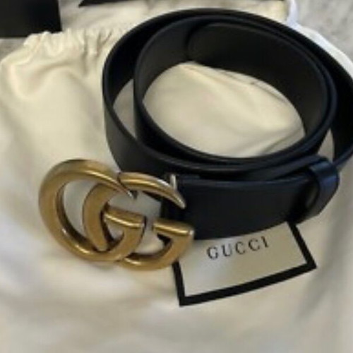 Gucci Marmont belt new, black, size 80
