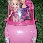 Barbie αυτοκίνητο σαν καινούργιο με σετ Barbie