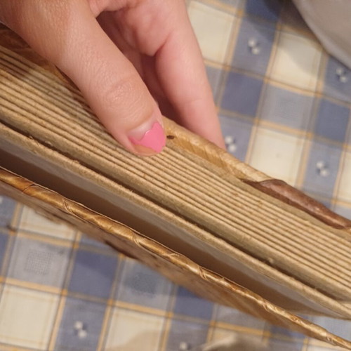 Handmade Corfu Photo Album from Natural Materials, New