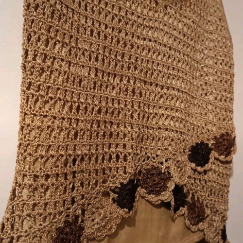 Angela Nicole crochet top and cardigan set, size Medium, like new