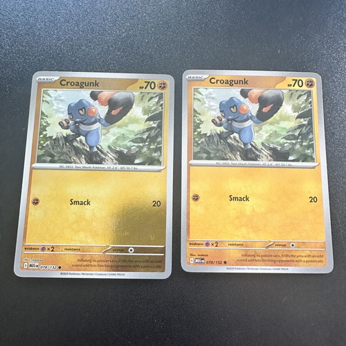 Croagunk 078/132 Mega Evolution Pokemon card