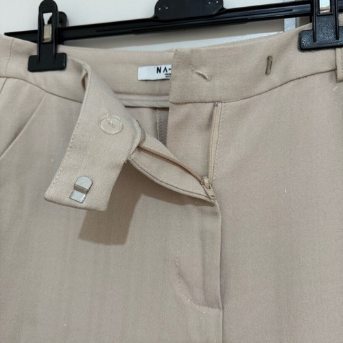 Na-Kd women's fabric pants beige like new