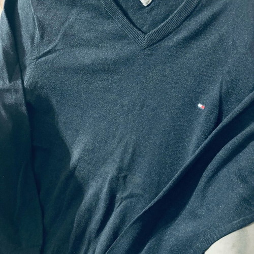 Tommy Hilfiger long-sleeve shirt like new, size M, blue