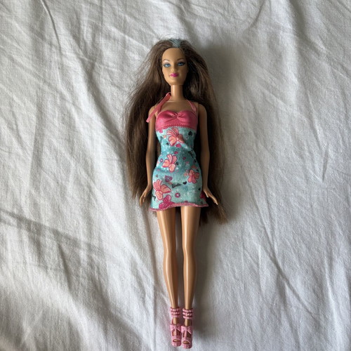 Mattel Barbie Hairtastic doll with long hair and blue highlights