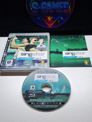 Singstar Vol. 3 για PlayStation 3 μεταχειρισμένο