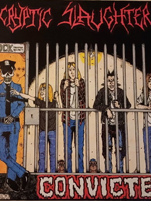 Cryptic Slaughter Convicted LP like new