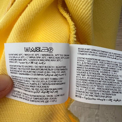 BSB women's cotton suit like new, yellow