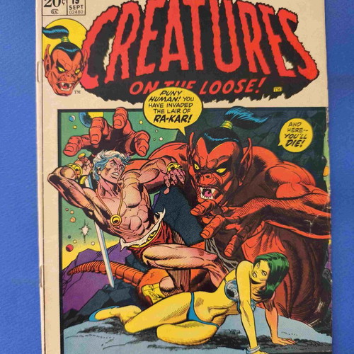Creatures on the Loose 19 comic book used, English