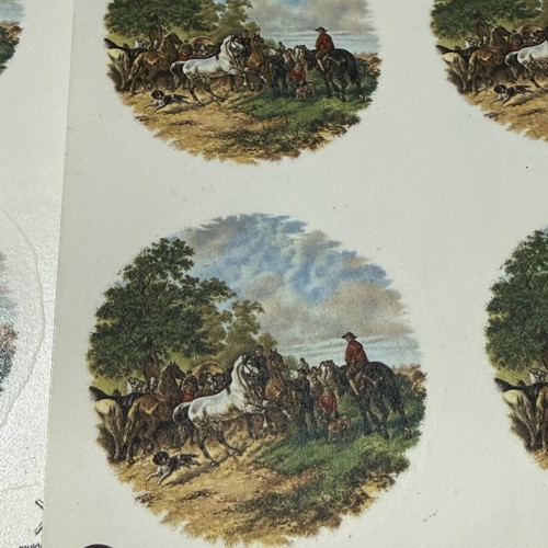Lithographs used, set of 3