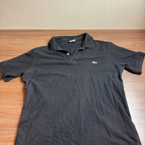 Lacoste Men's Polo Shirt Black XL Like New