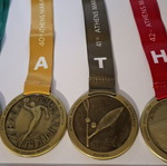 Athens Marathon 42km medals, set of 6