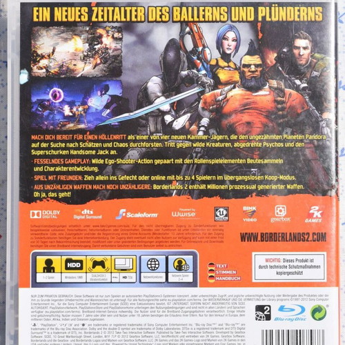 Borderlands 2 PS3 used action role-playing shooter game